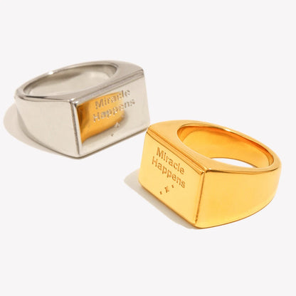 Miracle Happens Ring