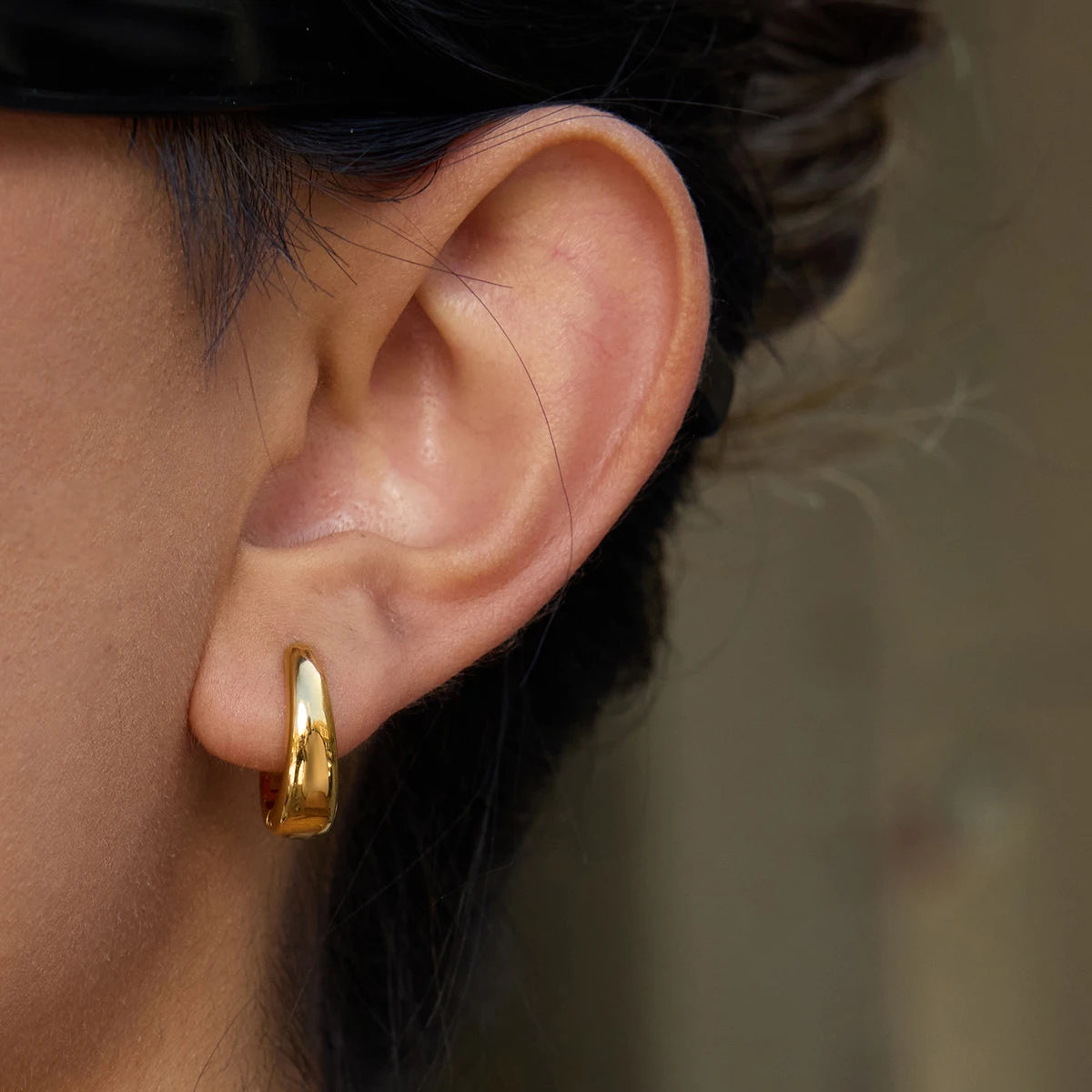 Gold Hoop Earrings