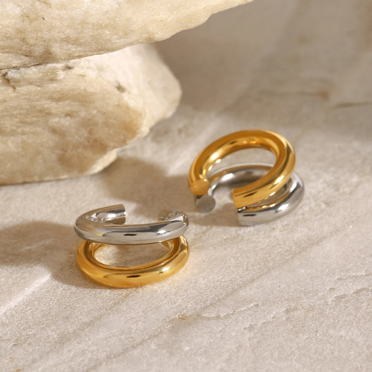 Minimalist Ear Cuff — Gold & Silver