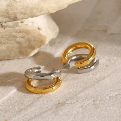 Minimalist Ear Cuff — Gold & Silver