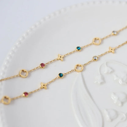 Four Leaf Flower Bracelet