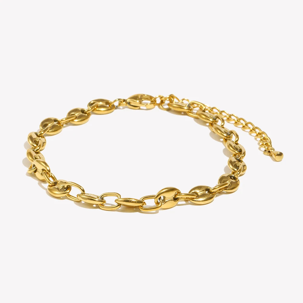 Coffee Bean Anklet