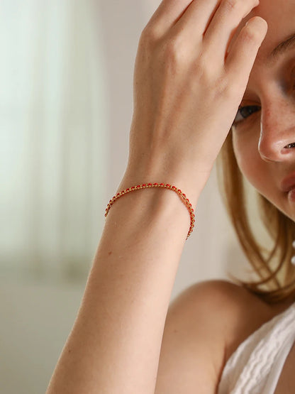 Lucky Red Rope Bracelet — 18K Gold Plated